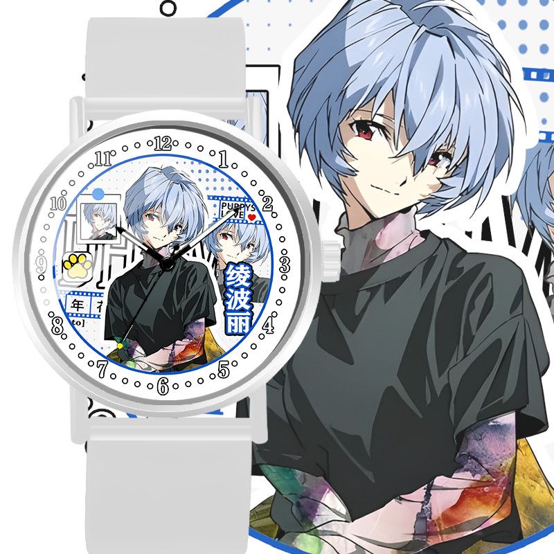 Evangelion Anime Merchandise - Montre à aiguilles unisexe créative EVA