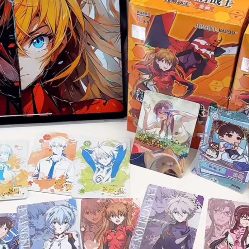 Evangelion Anime Merchandise - Cartes de collection authentiques de la