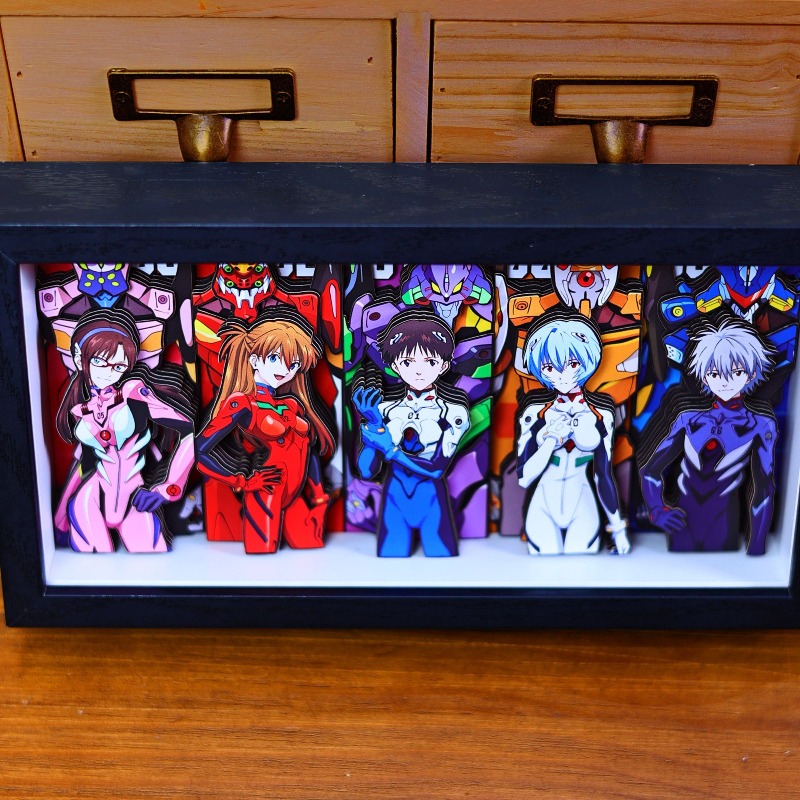 Evangelion Anime Merchandise - Peinture en papier 3D EVA créative