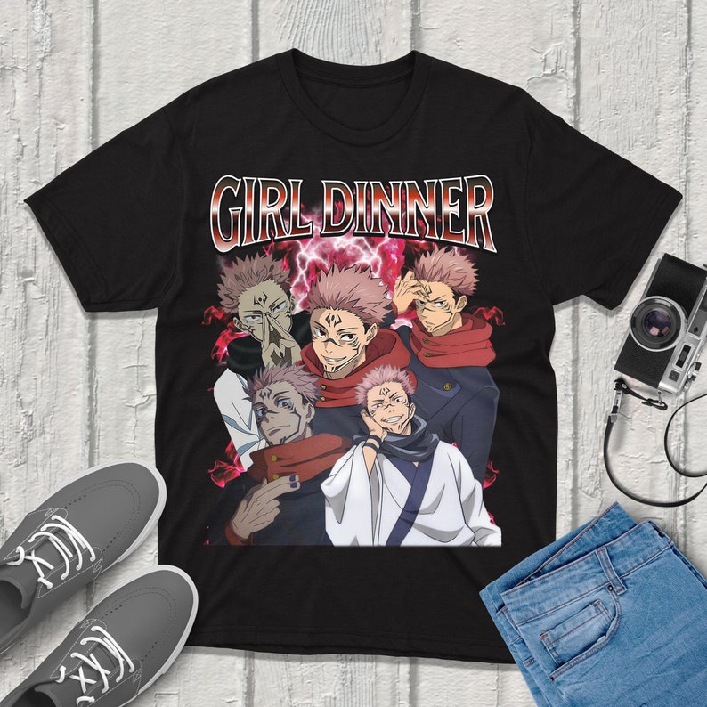 Anime Merchandise T Shirt - Sukuna Jujutsu-Kaisen T-Shirt Streetwear Vêtements de