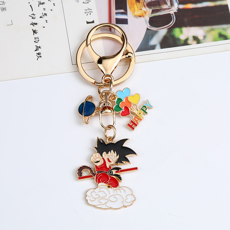 Nouveau Porte-clés en métal cr - Anime Merchandise Keychains avis et prix