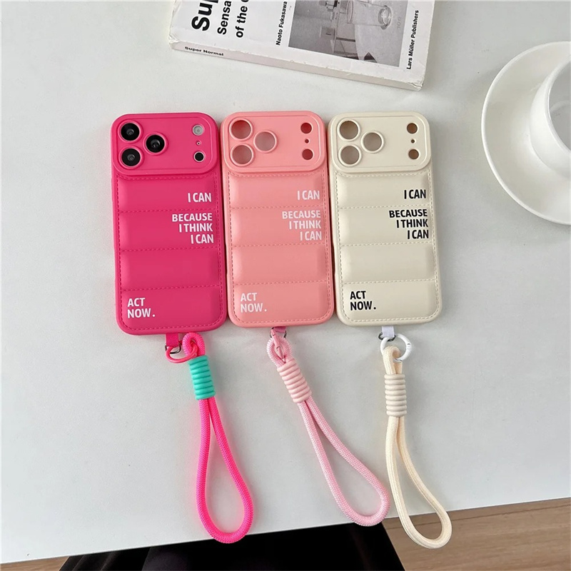 Coque Minimaliste en Silicone  - Lanyard Anime Logo avis et prix