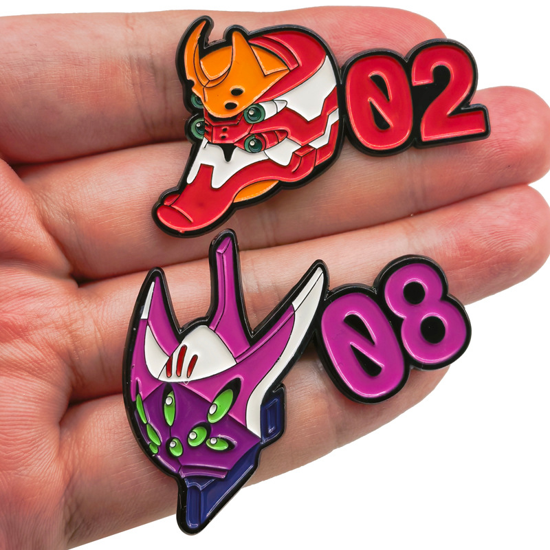Badges métalliques robot Genes - Evangelion Anime Merchandise avis et prix